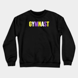 GYMNAST (Nonbinary flag colors) Crewneck Sweatshirt